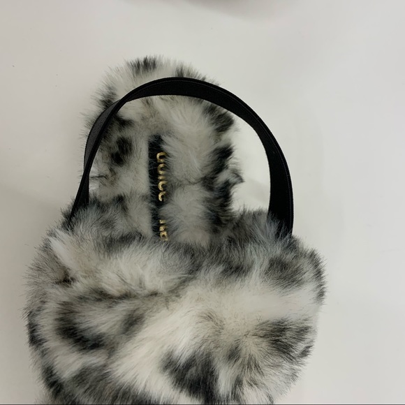 Dolce Vita Pochy Slingback Faux Snow Leopard Faux Fur Hard Sole Slippers Size 6 - Picture 10 of 13